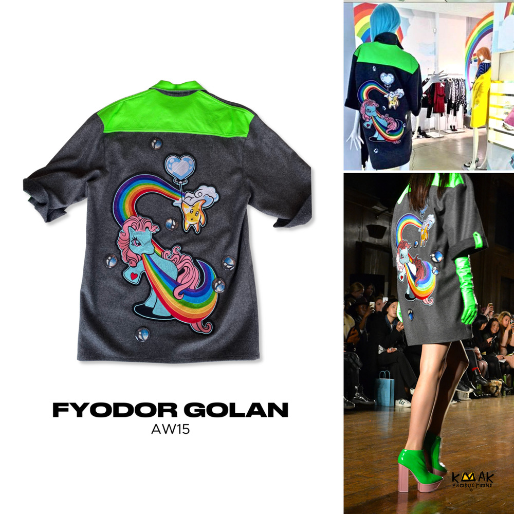 Rare Fyodor Golan FW15 'My Little Pony' Oversized Shirt